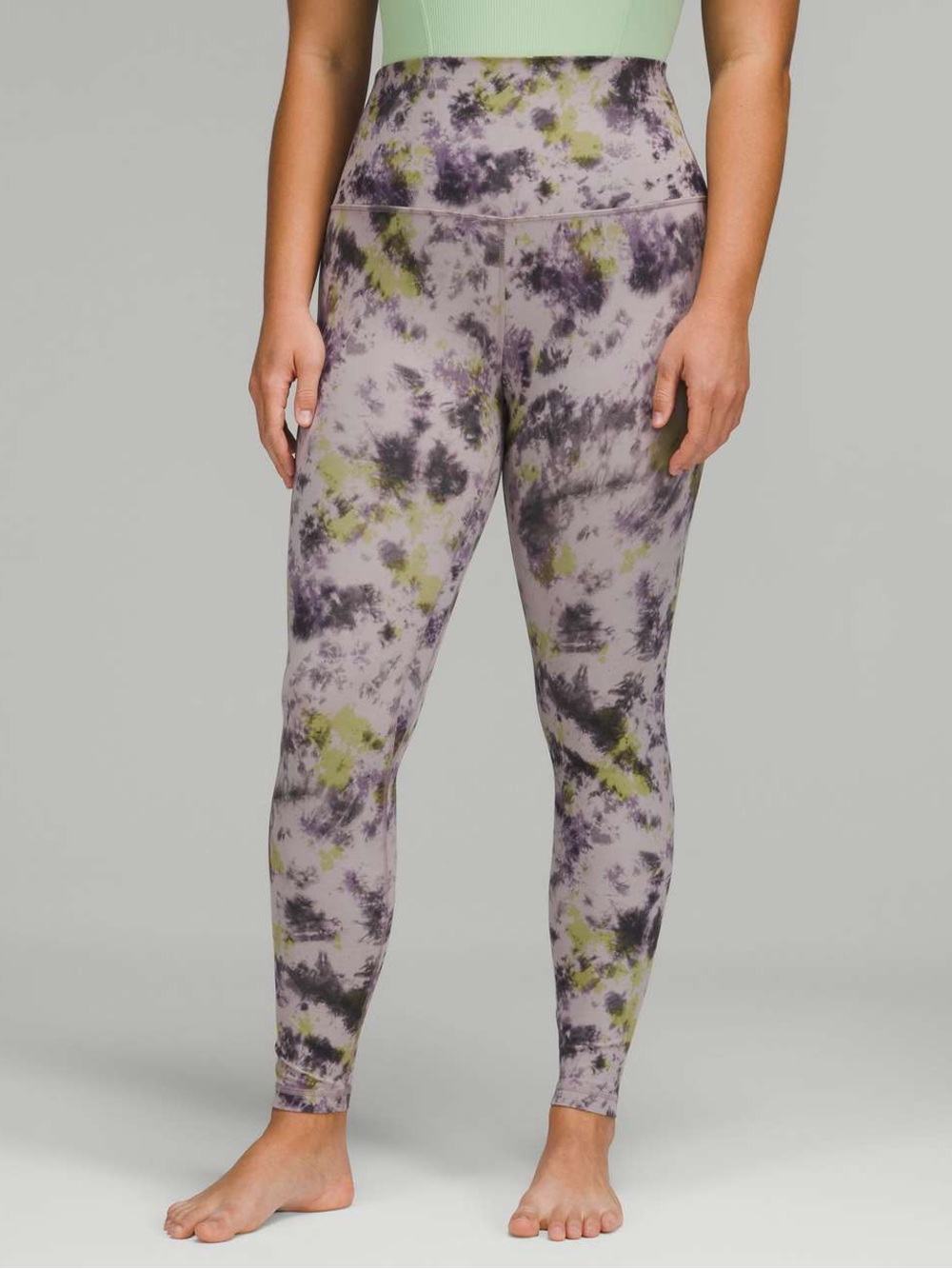 Lululemon Align Super-High-Rise Pant 28"
Radial Tie Dye Mauve Grey Multi Size 10